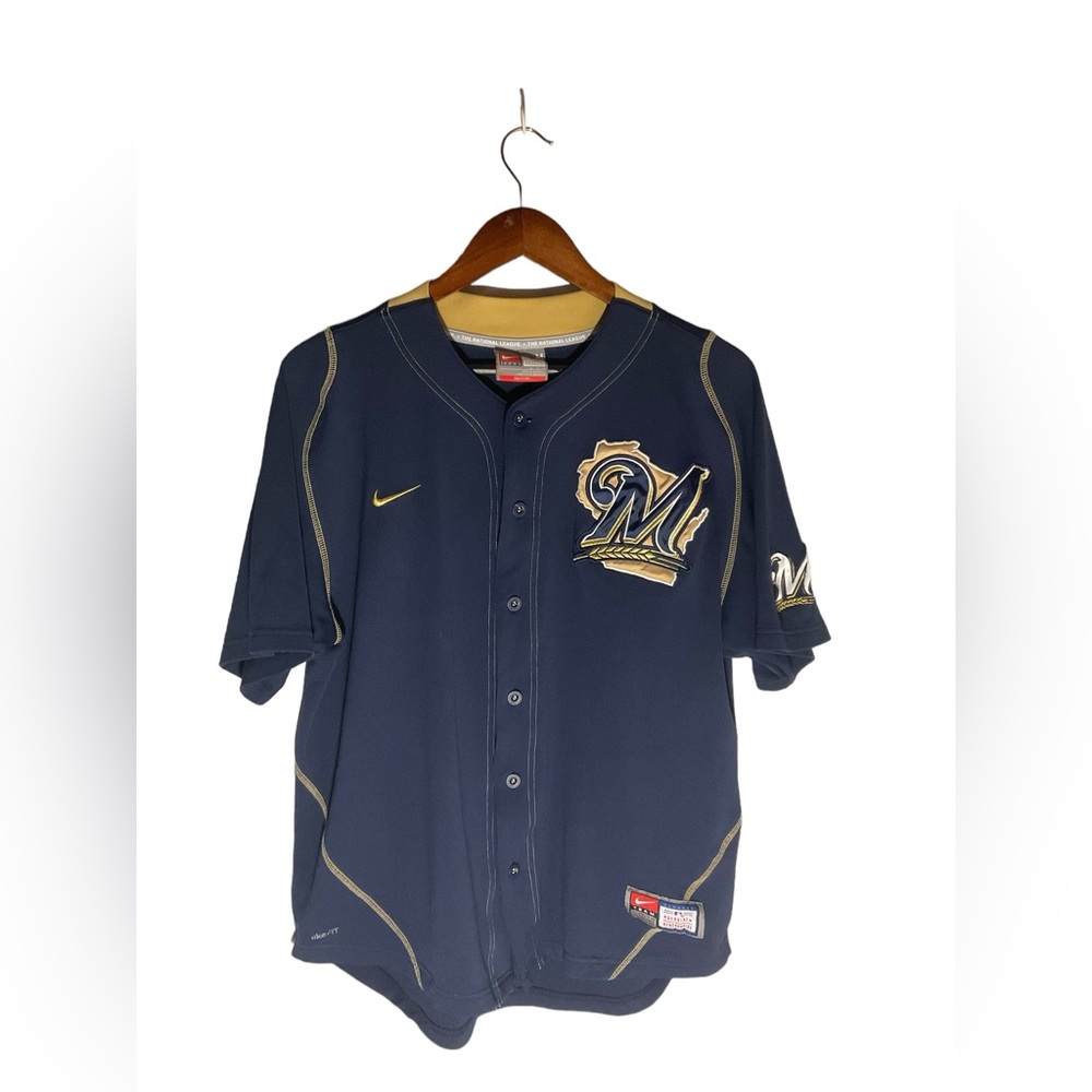 Nike FIT DRY The National League Mens Shirt Size Medium Athletic